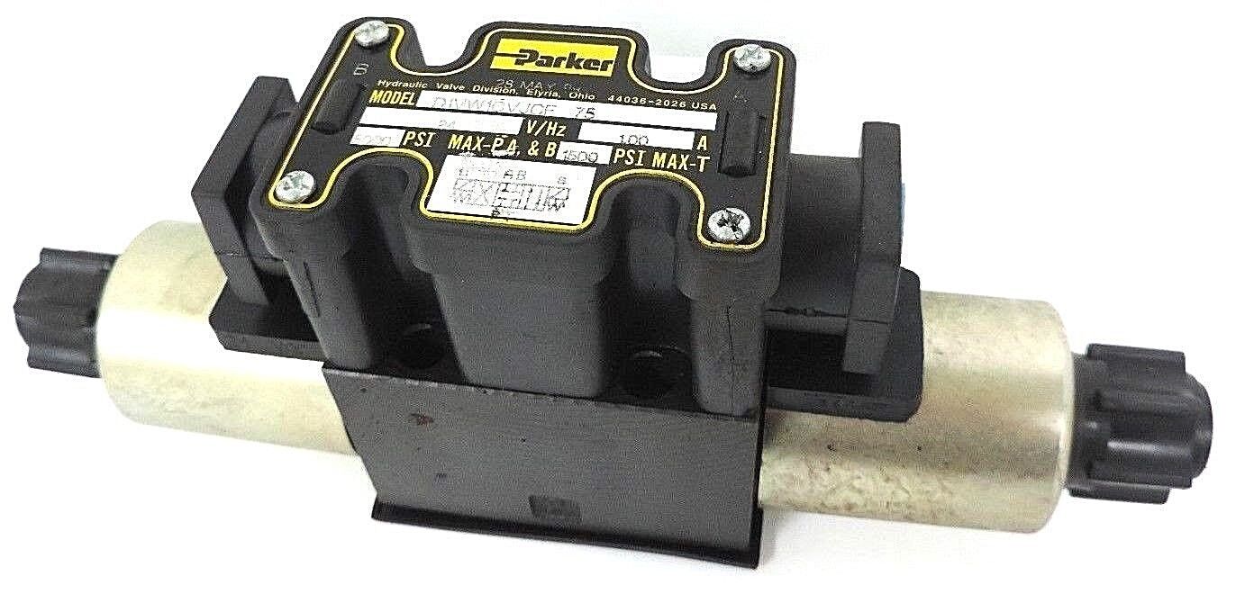 NEW PARKER D1VW1CVJCF-75 DIRECTIONAL VALVE D1VW1CVJCF, 24V, 1.00A, 5000PSI