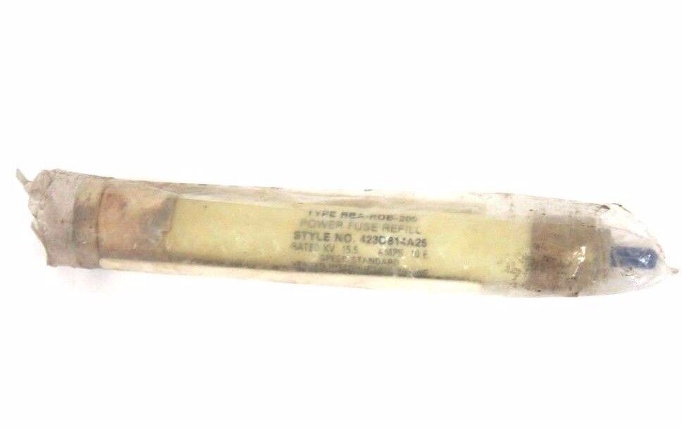 NEW WESTINGHOUSE TYPE RBA-RDB-200 POWER FUSE  REFILL STYLE 423D814A25