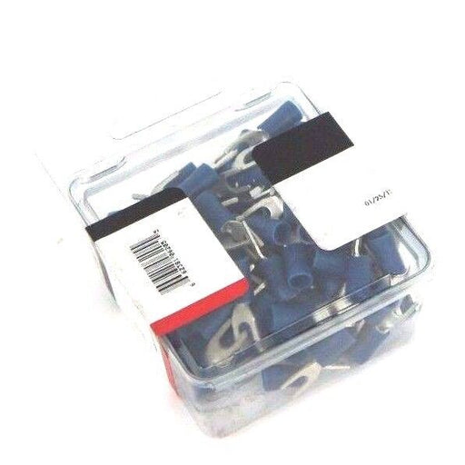 LOT OF 100 NEW NSI S16-6V VINYL INSULATED SPADE TERMINALS 16-14 AWG, 300 V MAX