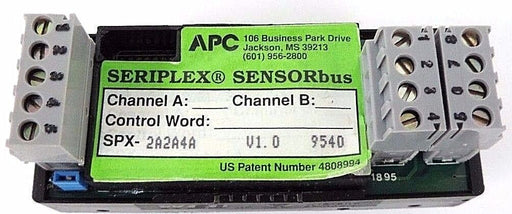 NIB SERIPLEX SPX-02A4A DISCRETE OUTPUT MODULE 2 OUTPUTS SPX02A4A, V1.0