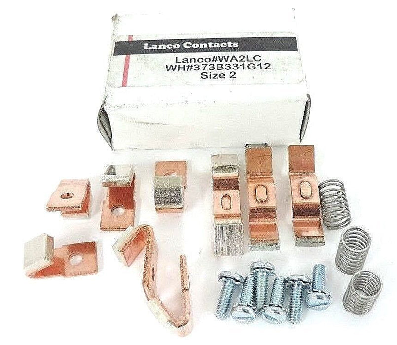 NIB LANCO CONTACTS WA2LC CONTACT KIT 373B331G12, SIZE 2