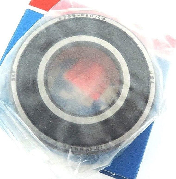 LOT OF 2 NEW SKF 6205RSJEM SINGLE ROW BALL BEARINGS 6205-RSJEM