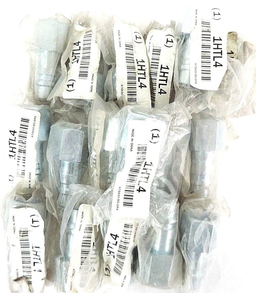 LOT OF 17 NEW LEGACY 1HTL4 INDUSTRIAL QUICK COUPLER PLUG A75830-BG-GRA