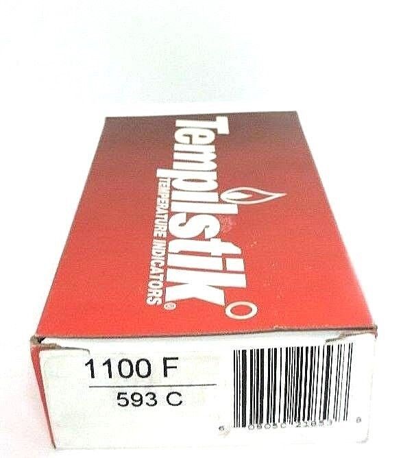 BOX OF 10 TEMPIL INC. 719-TS1100 TEMPILSTIK TEMPERATURE INDICATORS 1100F, TE1100