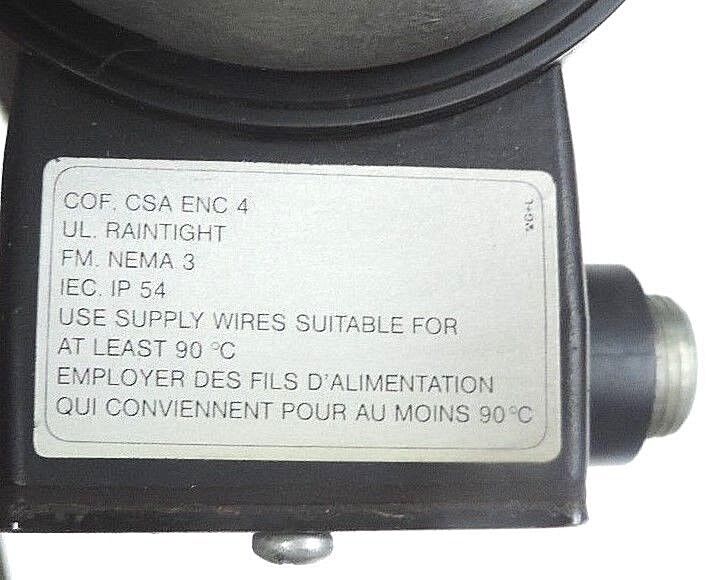 KROM SCHRODER MK-5 SOLENOID VALVE 74912941, 989894, C4294, 120VAC, 50/60HZ, 74V