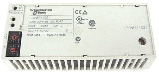 SCHNEIDER MODICON 170NEF11021 COMM ADAP MB+ SGL PORT PV: 05, RL: 84, SV: 1.01