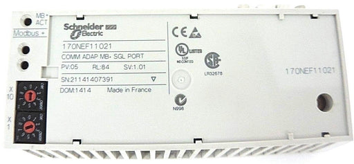 SCHNEIDER MODICON 170NEF11021 COMM ADAP MB+ SGL PORT PV: 05, RL: 84, SV: 1.01