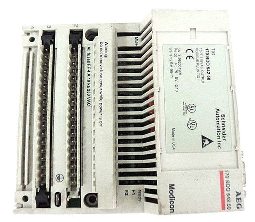 SCHNEIDER MODICON 170BDO54250 MODBUS PLUS TIO 16PT, 115VAC, PV: 00, RL: 75