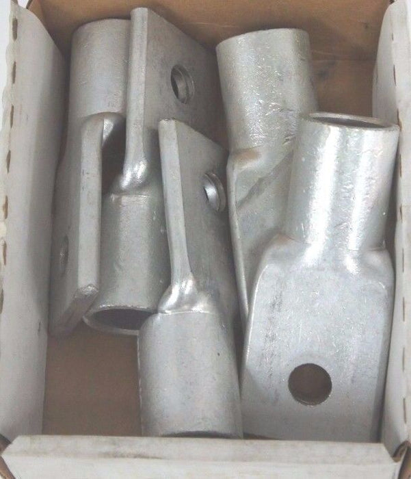 LOT OF 5 ILSCO CRA1000MCM ALUMINUM COMPRESSION LUGS DIE #18 WHITE CRAIOOOMCM