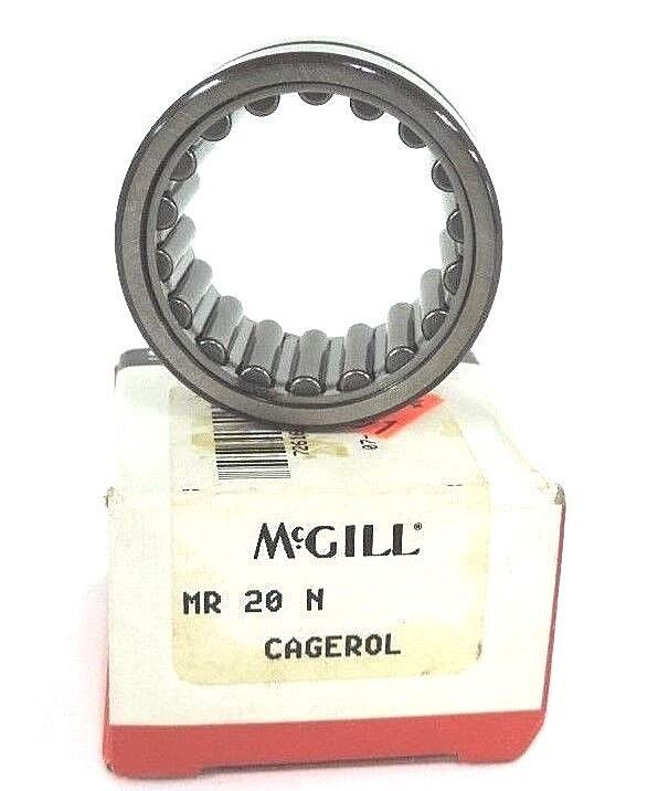 NIB MCGILL MR20N NEEDLE BEARING CAGED 1-1/4IN BORE W/O INNER RING MR-20-N