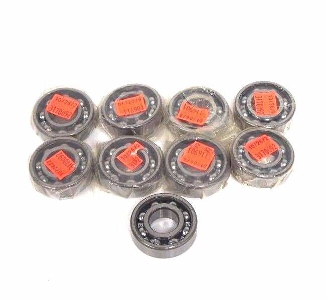 LOT OF 9 NEW SKF 6204/C3 SINGLE ROW BALL BEARINGS 6204C3