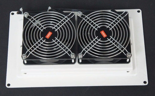 LOT OF 2 NITO RD45-092 PANEL FANS WITH HOUSING 200V, 50/60HZ, RD45092