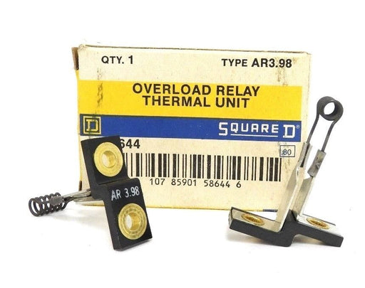 LOT OF 2 NIB SQUARE D AR3.98 THERMAL OVERLOAD RELAYS AR398