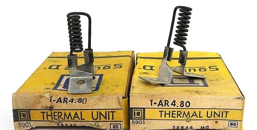 LOT OF 2 NIB SQUARE D AR4.80 THERMAL UNIT 58646, 1-AR4.80