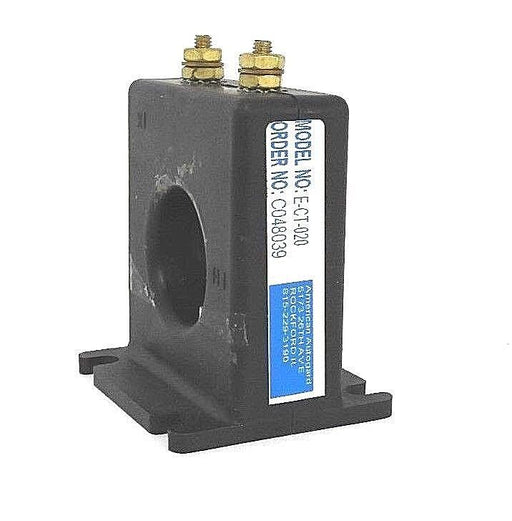 NEW AMERICAN AUTOGARD E-CT-020 TRANSFORMER RATIO: 20:0.025A, 50-400HZ, KV: 0.6