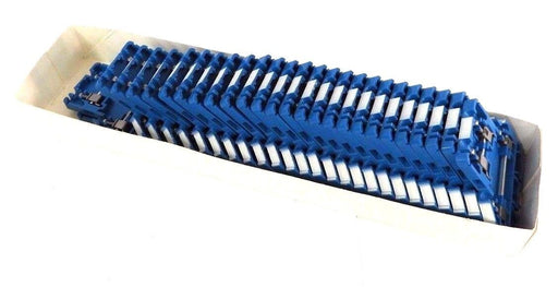 LOT OF 27 NEW ALLEN BRADLEY 1492-H2B TERMINAL BLOCKS SER B, BLUE, 1492H2B