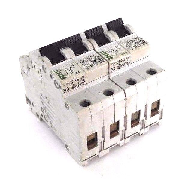 LOT OF 2 KLOCKNER MOELLER FAZN C0.5 N 2POLE CIRCUIT BREAKERS FAZN-C0.5-N