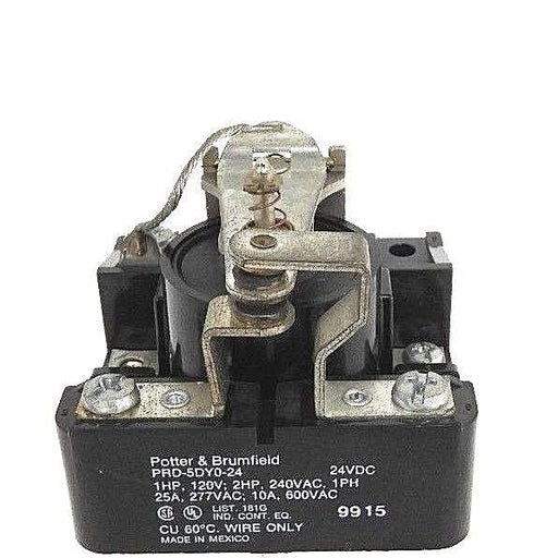 NEW POTTER & BRUMFIELD PRD-5DY0-24 RELAY 24VDC, PRD5DY024
