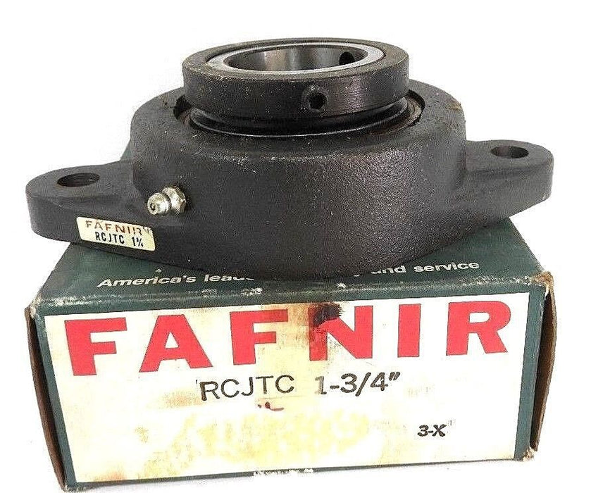 NIB FAFNIR RCJTC-1-3/4 FLANGE BLOCK BEARING RCJTC134