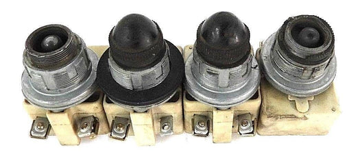 LOT OF 4 SQUARE D 9001-KM-1 PILOT LIGHT MODULES 9001KM1 SER. G, 110-120V