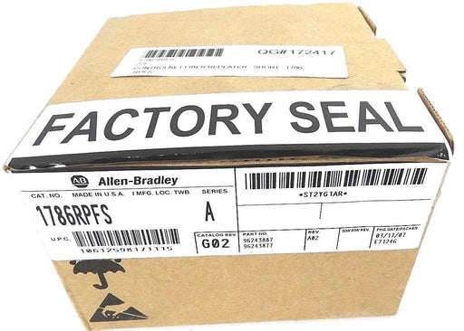 NIB ALLEN BRADLEY 1786-RPFS CONTROLNET FIBER REPEATER - SHORT SER. A, REV. G02