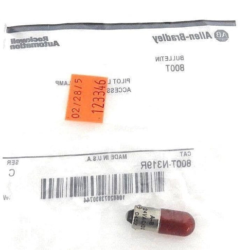 NIB ALLEN BRADLEY 800T-N319R PILOT LIGHT LED LAMP RED 24V, 800TN319R