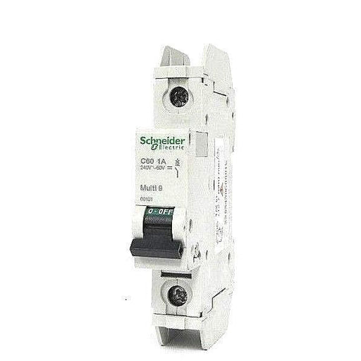 NIB SCHNEIDER ELECTRIC 60101 C60 MINIATURE CIRCUIT BREAKER MULTI 9 C60, 1A, 1P