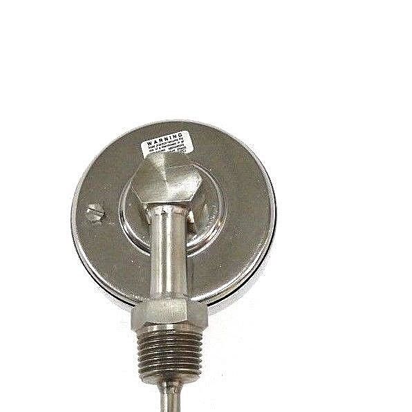 NIB OMEGA XR-0-200F-6-1/2 DIALTEMP BI-METAL THERMOMETERS, 0 TO 200F, 6" STEM