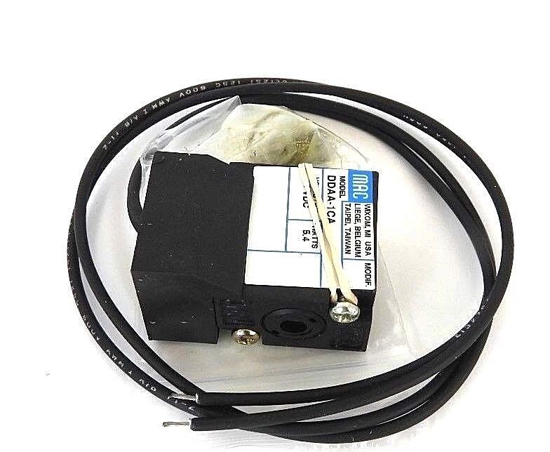 NIB MAC DDAA-1CA SOLENOID VALVE 24 VDC, 5.4 WATTS