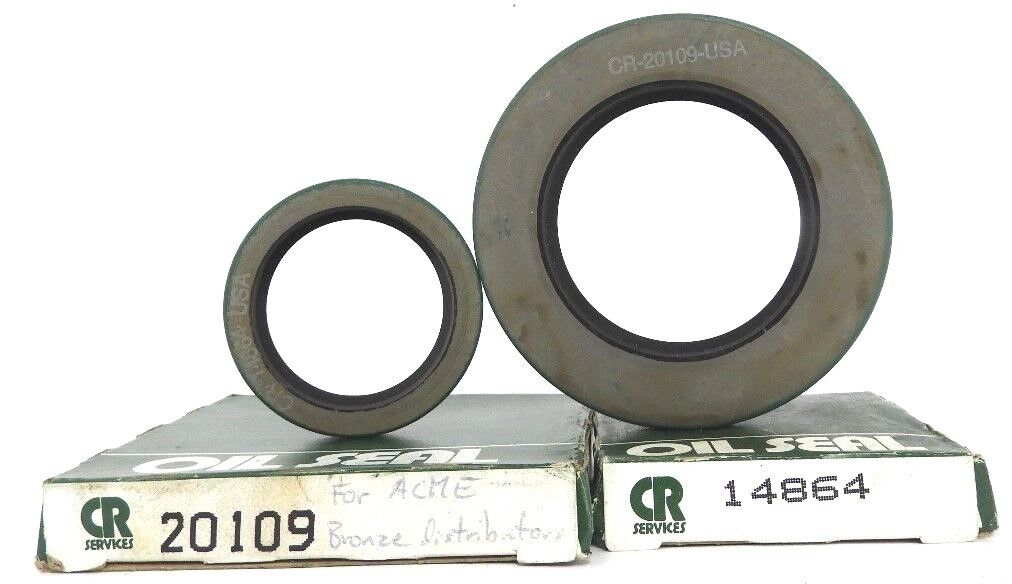 LOT OF 2 NIB CHICAGO RAWHIDE OIL SEALS (1) 20109 & (1) 14864