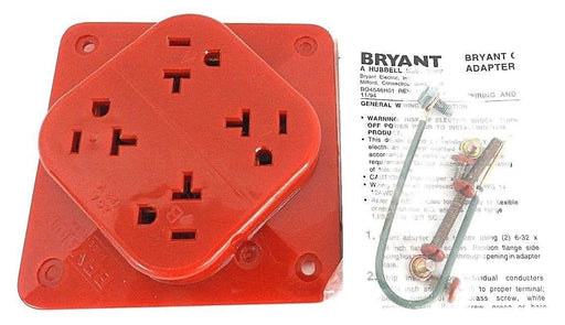 LOT OF 2 NEW BRYANT 21254R RECEPTACLES 20A, 125V