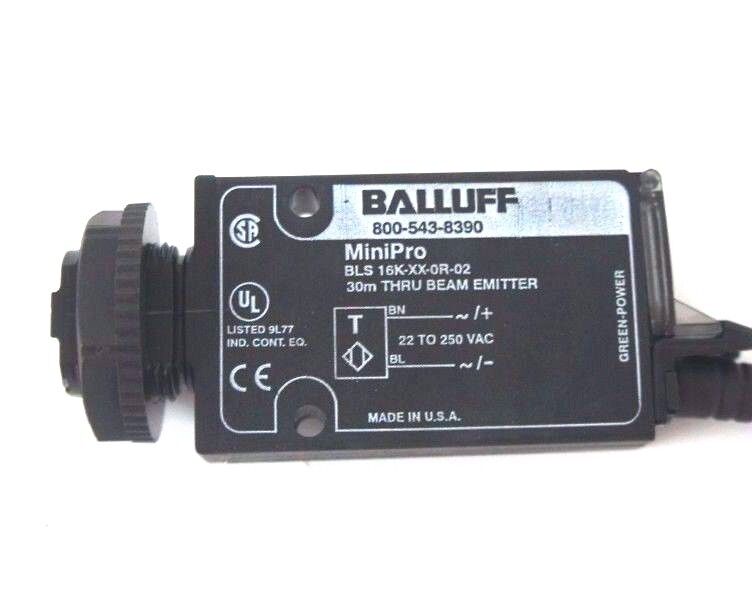 NEW BALLUFF BLS 16K-XX-0R-02 THRU BEAM PHOTOELECTRIC EMITTER 311499