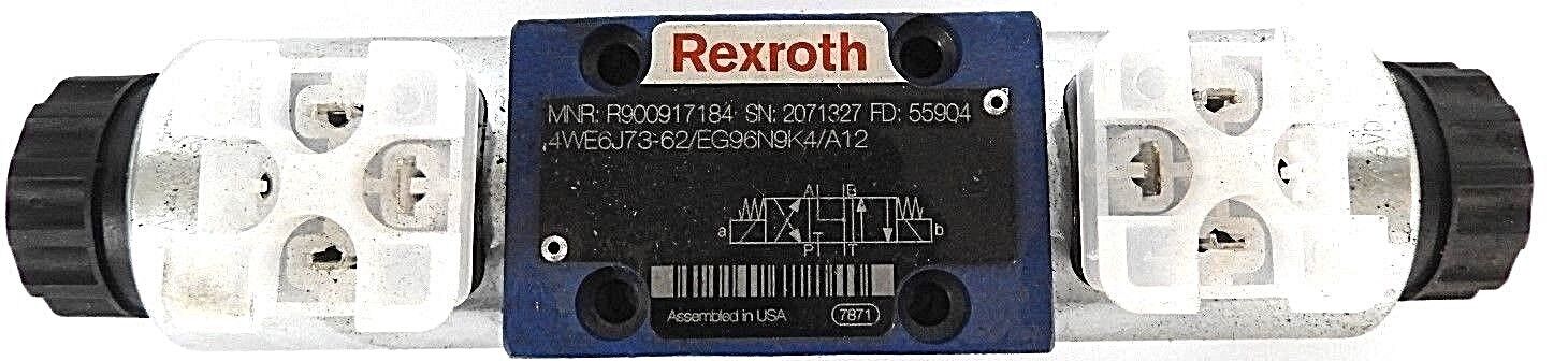 NEW REXROTH R900917184 DIRECTIONAL CONTROL VALVE 4WE6J73-62/EG96N9K4/A12