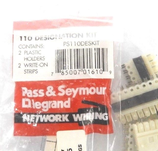LOT OF 2 NEW PASS & SEYMOUR LEGRAND PS110100KIT5 100-PR WIRING BLOCK KIT