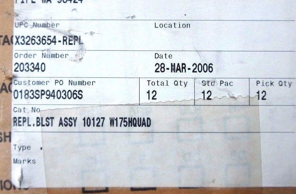 NIB GARDCO LIGHTING 10127W175HQUAD BALLAST REPLACEMENT ASSEMBLY