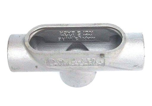 NIB COOPER CROUSE HINDS TB47 CONDUIT BODY OUTLET BOX FORM 7, 18.5 CU IN, 1-1/4"