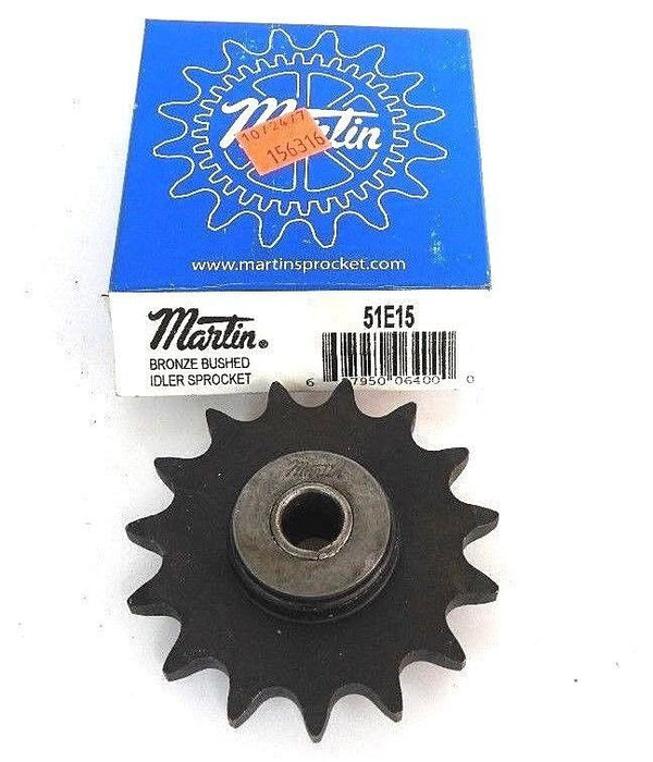 NIB MARTIN 51E15 SPROCKET IDLER .511IN ID 15TEETH