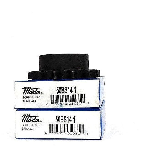 LOT OF 2 NEW MARTIN 50BS14-1 SPROCKET ROLLER BS 1IN BORE 14TEETH