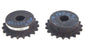 LOT OF 2 NEW MARTIN 40BS19-3/4 SPROCKET 1/2IN PITCH 3/4IN BORE 19TEETH