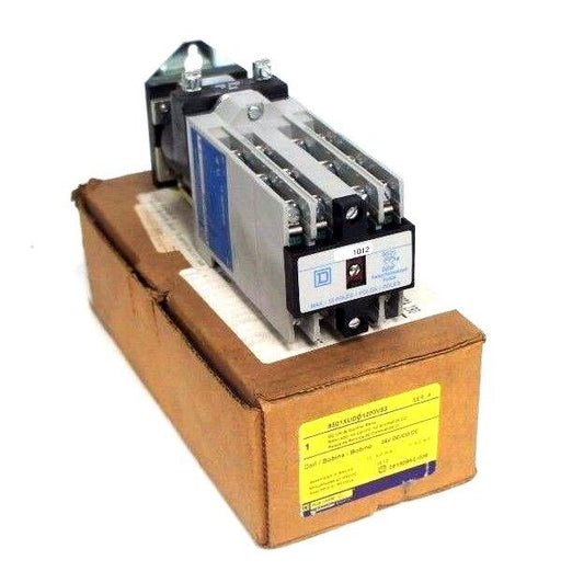 NIB SQUARE D 8501XUD01200V53 DC UTILITY CONTROL RELAY SER. A, 24V DC/CD/CC
