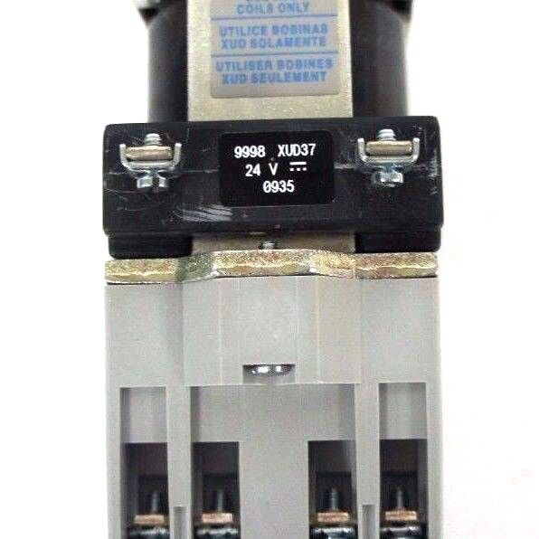NIB SQUARE D 8501XUD01200V53 DC UTILITY CONTROL RELAY SER. A, 24V DC/CD/CC
