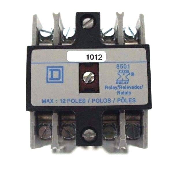 NIB SQUARE D 8501XUD01200V53 DC UTILITY CONTROL RELAY SER. A, 24V DC/CD/CC