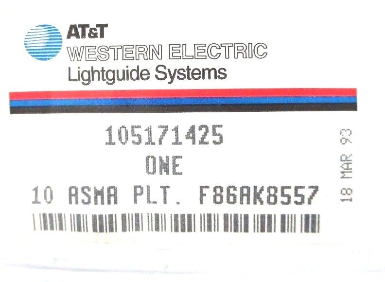 LOT OF 13 NEW AT&T WESTERN ELECTRIC 105171425 MOUNTING PLATES F86AK8557