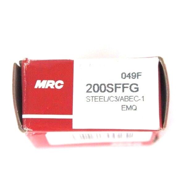 LOT OF 2 NIB MRC 200SFFG BALL BEARINGS 10MM X 30MM X 9MM W/ SNAP RING