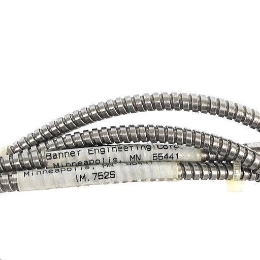 LOT OF 2 BANNER IM.752S FIBER OPTIC CABLES 17325 IM752S