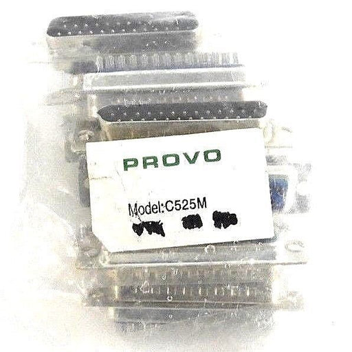 LOT OF 10 NEW PROVO C525M CONNECTORS 25PIN MALE SOLDER TYPE