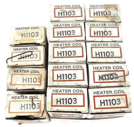 LOT OF 14 NEW CUTLER HAMMER H1103 HEATER COIL H-1103