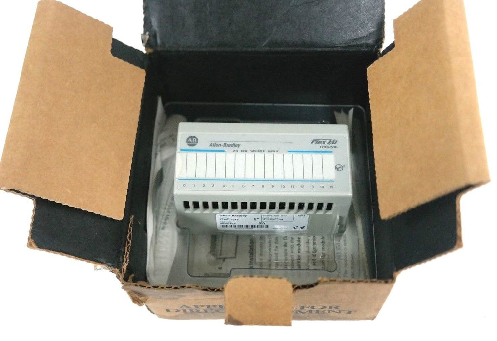 NEW ALLEN BRADLEY 1794-IV16 SER. A FLEX I/O 24VDC SOURCE INPUT MODULE 1794IV16
