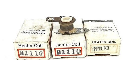 LOT OF 3 NEW CUTLER HAMMER H1110 OVERLOAD THERMAL UNIT HEATING ELEMENTS