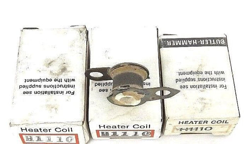 LOT OF 3 NEW CUTLER HAMMER H1110 OVERLOAD THERMAL UNIT HEATING ELEMENTS